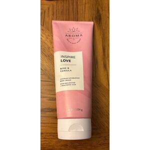 Bath and Body Works Aroma Lotus Inspire Love Rose & Vanilla Body Cream 8oz